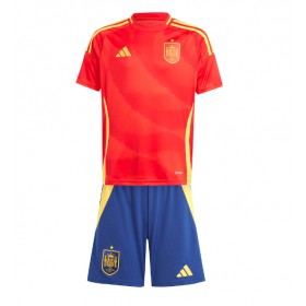 Spanien Heimtrikot EM 2024 Kurzarm (+ kurze hosen)